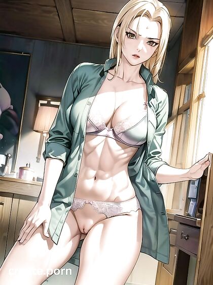 Tsunade from Naruto Shows Off Her Massive Ass in Vibrant Hentai Picture