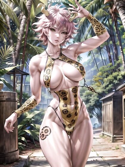 Wet Skinned Aztec Tattooed Boobs Awaiting  Hentai Fucking Ai Hentai Images