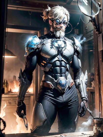Inventing Pleasure – Welding Smoke and Fire Heat Up Accurate Body Hentai Picture