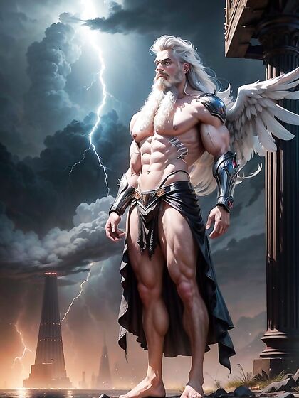 Powerful Hands Reach for the Sky with Electric Passion in Fit Hentai AI Porno