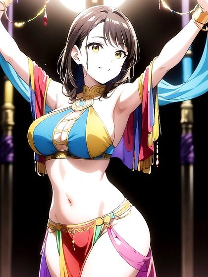 Detailed Dance Performance by One Seductive Anime Chick in Hentai AI Picture