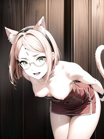 Sakura from Naruto Goes Topless in Small-Breast Hentai Adventure