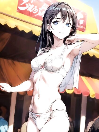 Belly Dancer at Carnival Gets Wild in Screen-Capture Hentai Picture