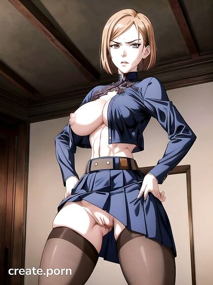 Angry Brunette Goes Naked in Wild Hentai Picture