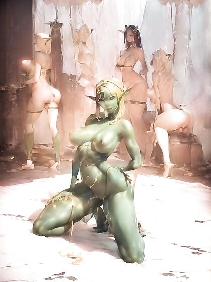 Deformed Body with Missing Limb in Blurry Hentai Picture