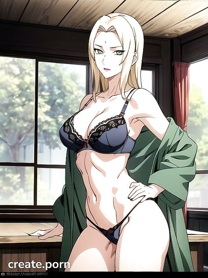Tsunade from Naruto Shows Off Her Massive Ass in Seductive Hentai Images