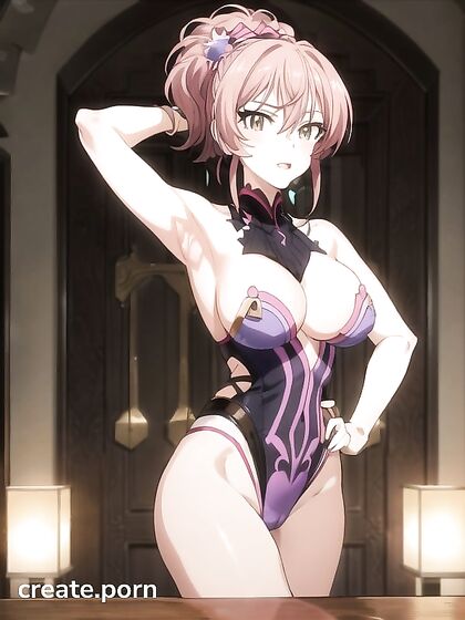 Thick Lines Dance into Sideways Vagina Picture in Steamy Hentai AIPorn