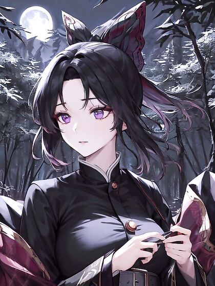 Lusty Encounter in the Moonlit Forest at Night – Hentai AI Porn