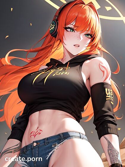 Ginger With Tattoos Enjoys Long-Length Hentai Adventures