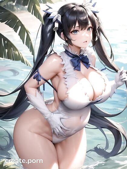 Hestia from DanMachi Shows Off Her Massive Assets in Steamy Hentai Picture