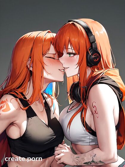 Ginger Girl 18+ in Hoodie Exploring Horny Hentai Adventures