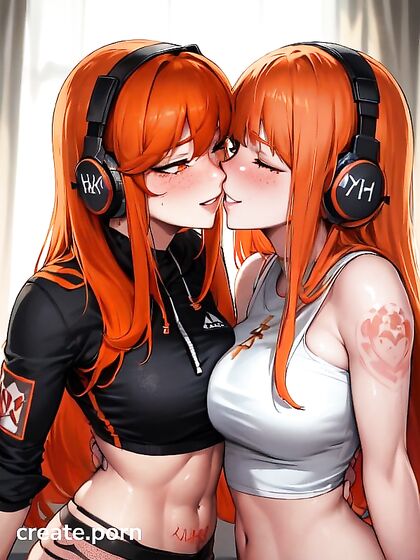 Ginger Teen 18+ Wearing Headphones for Ultimate Hentai Pleasure