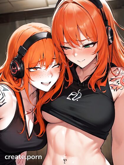 Ginger with a Rounded Ass in Straight hentai Picture