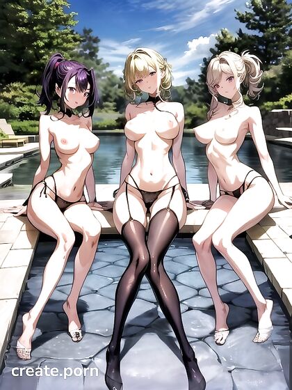 Fit Girl 18+ with Small Breasts Shines in Oily hentai Picture