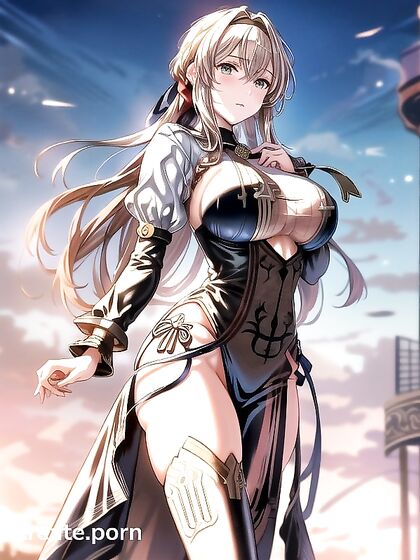 Violet Evergarden's Massive Breasts in Full Body Anime-Accurate Costume Hentai Picture