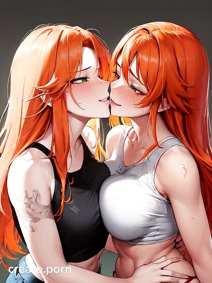 Ginger Goddess with Green Eyes Seduces in SteamyStraight Hentai Picture