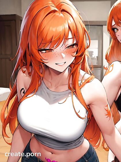 Ginger Teen 18+ Enjoying Long-Length Fun inSTEAMY Hentai Picture