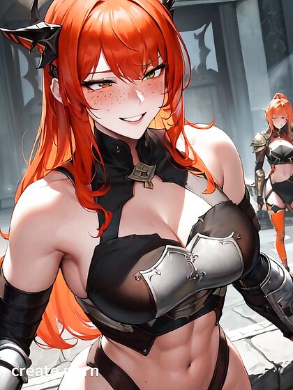 Mischievous Girl 18+s with Medium Breasts Kiss and Blush in Seductive Hentai Images
