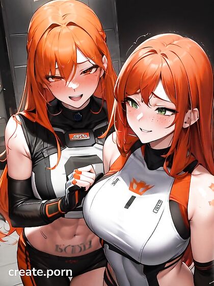 Ginger with Round Ass and Perky Tits in Steamy Hentai Picture