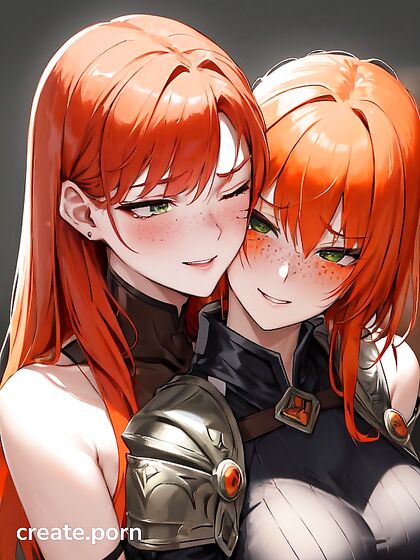 Fit Ginger Enjoying Soft Pastel Pleasures in Steamy Hentai Picture