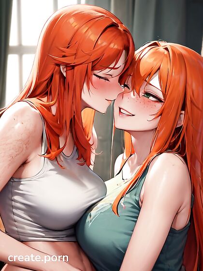 Ginger With Tattoos Enjoying Long-Length Fun in Hentai AIPorn