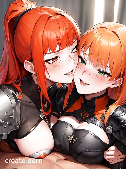 Two Armored Warriors Engage in  18+ Hentai Picture