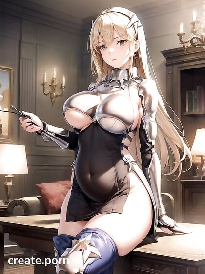 Aiz Wallenstein Tempts in Sequin Dress for Steamy Living Room Hentai Picture