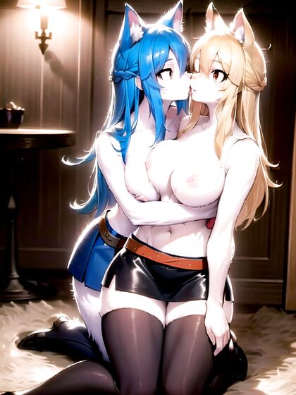 Lucy Heartfilia and Partner Stare at You in  Fairy Tail Hentai Picture