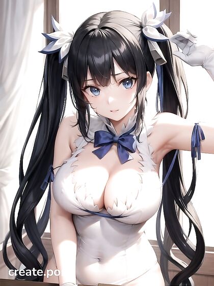 Hestia from DanMachi Takes Center Stage in Explosive Hentai Picture