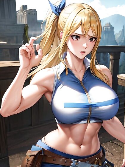 Muscular Men in Ultra-Detailed Hentai Images with Fiery Hell Backdrops