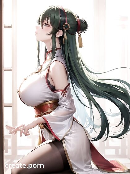 Chinese Hanfu Beauty Gives an Epic Blowjob in Long-Length Hentai Picture