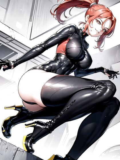 Teen 18+ with Rounded Ass Enjoying Solo Hentai Pleasure