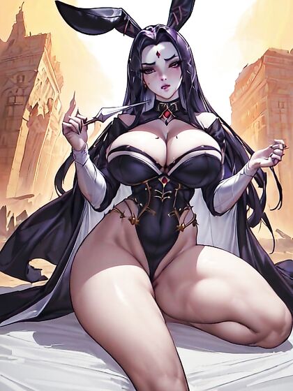 Raven from Teen 18+ Titans Seduces with Her Massive Breasts in Steamy Hentai Picture