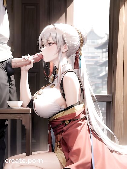 Blow Job Bliss in a Traditional Korean Dress – Long-Length Hentai Fantasy