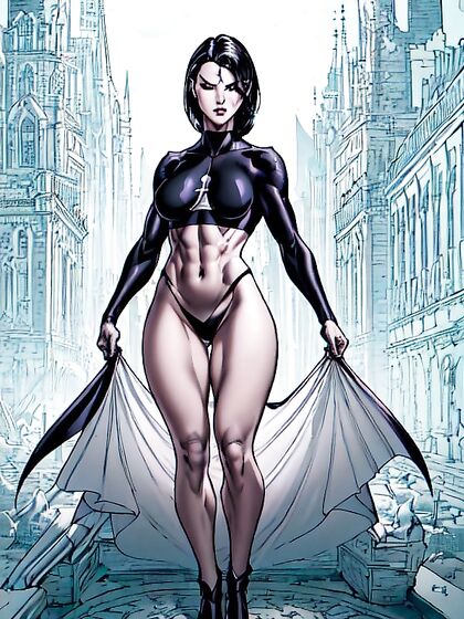 Large-Assed Beauty Takes On Hellish Images in Erotic Comic Hentai