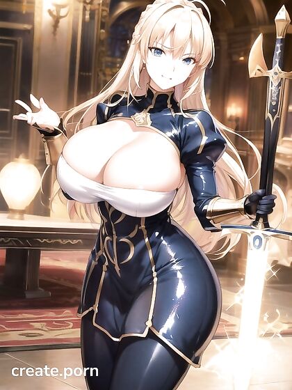 Artoria Pendragon's Bubble Butt Shines in Sequin Dress Hentai Picture