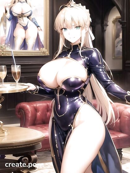 Artoria Pendragon's Gigantic Breasts Take Center Stage inMind-Bending Hentai Picture