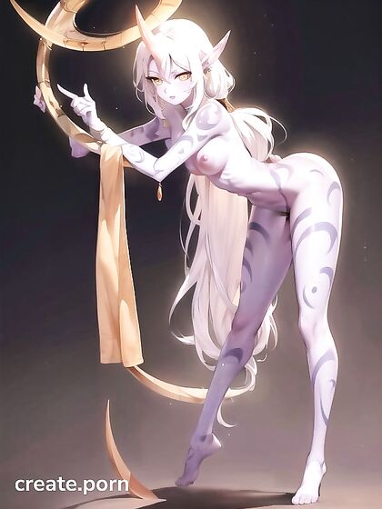 Soraka from League of Legends Nude in Explicit Hentai Images