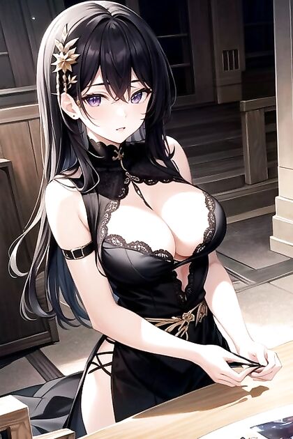 Username Wears Golden Outfit for Seductive Hentai Pleasure
