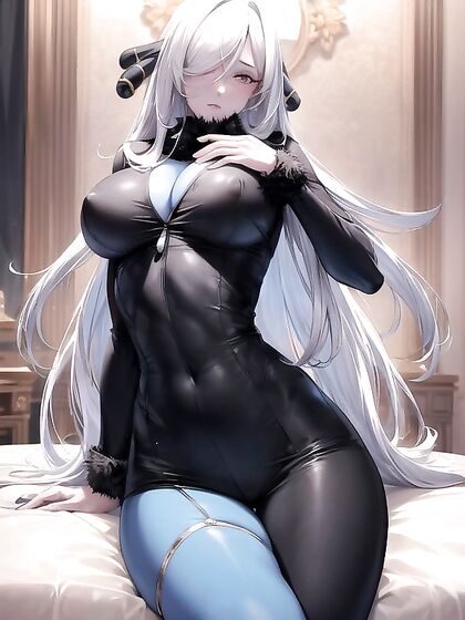 Cynthia from Pokémon Gets Wild in Blue-Skinned Hentai Fantasy