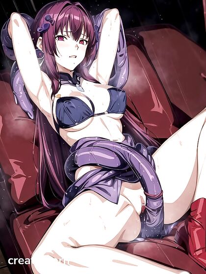 Sci-Fi hentai adventure with two people in a short Ai Hentai Image