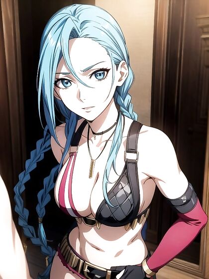 Jinx from League of Legends Gets Wild in Seductive Hentai Images