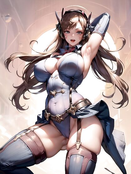 Goth Babe with Massive Breasts Seduces in Tailcoat for steamy Hentai Picture
