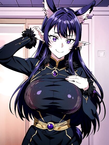 Mischievously Smiling and Blushing in Seductive Hentai Images