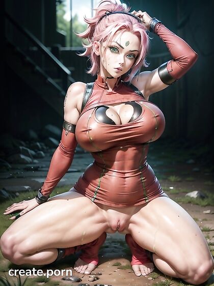 Thick Body with Medium Ass and Large Breasts in Steamy Hentai Picture