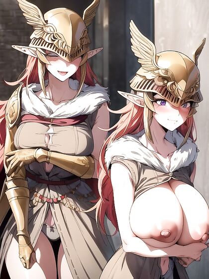 Teen 18+ Elf in Fur Coat Seduces You in Erotic Hentai Adventure