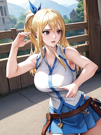 Ultra-Detailed Hentai AI Porn Featuring Lucy Heartfilia from Fairy Tail