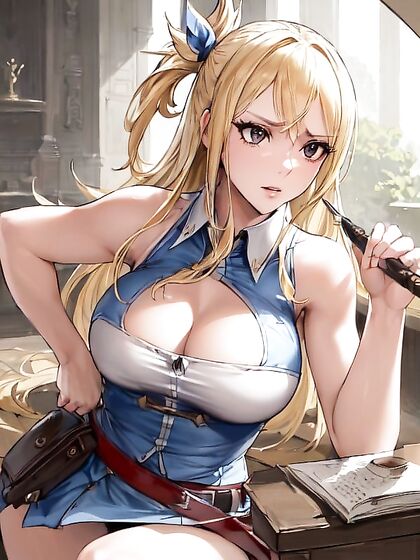 Lucy Heartfilia from Fairy Tail Stars in Seductive Hentai AI Picture