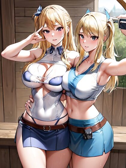 Wet Clothing Detailing in Sensual Hentai Images
