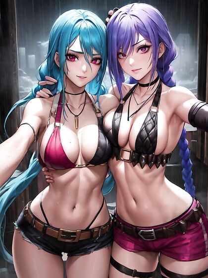 Wet-Clothed Girl 18+s Embrace Passionately in Ultra-Detailed Hentai Images
